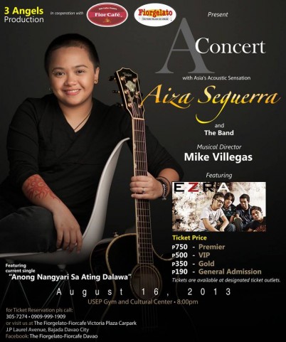 Aiza Seguerra concert in Davao