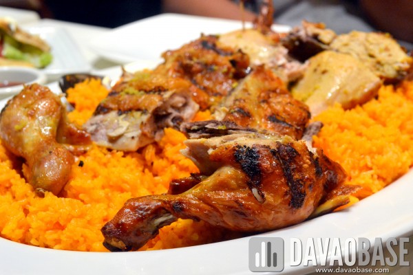 Peri-Peri Lemon and Garlic Chicken over a bed of Java Rice