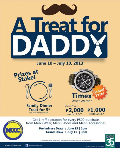 A Treat for Daddy at NCCC