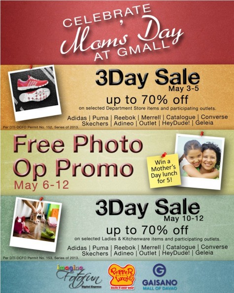 GMall Mothers Day photo promo