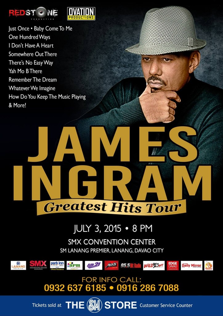 James Ingram Greatest Hits Tour in Davao - DavaoBase