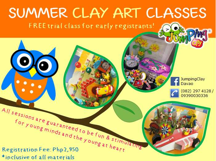 JumpingClay Summer Clay Art Classes - DavaoBase