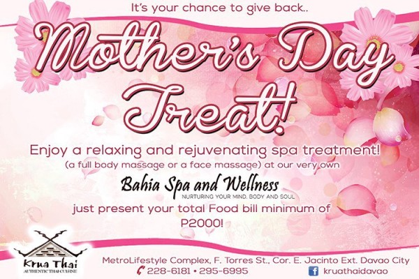Krua Thai Mothers Day promo