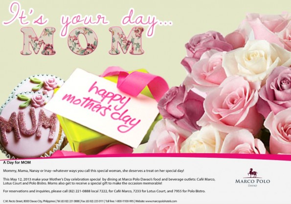 Marco Polo Mothers Day promo
