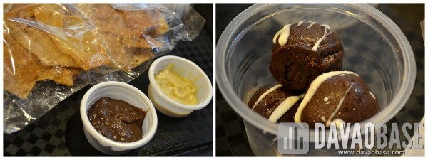 Pastanni desserts - Cannoli chips with vanilla and chocolate dips, Chocolate Truffle Balls