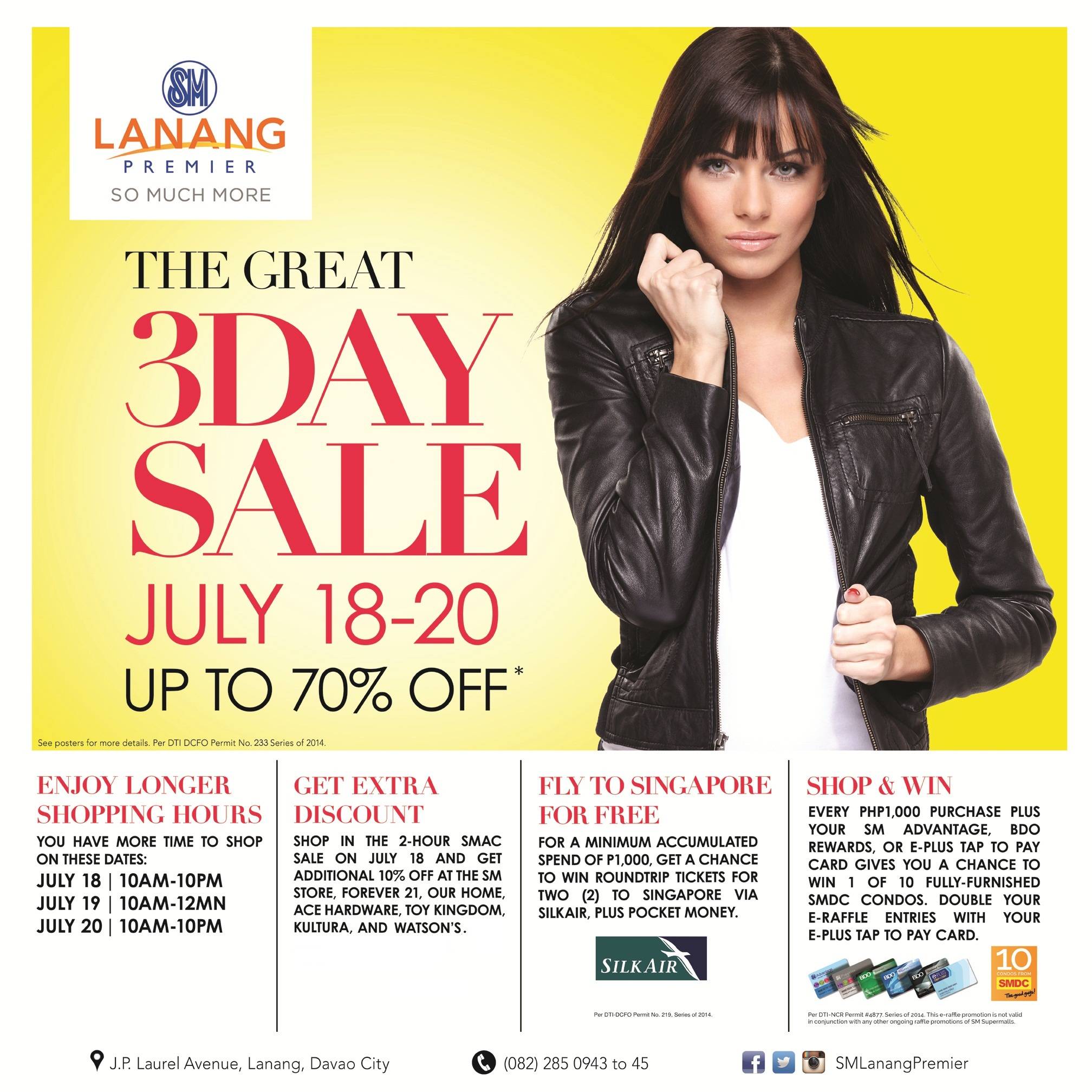 Catch Sale at SM Lanang Premier and Win Awesome Prizes! - DavaoBase