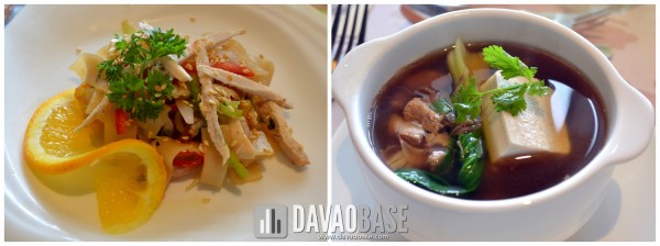 Salad: Singaporean Chicken Glass Noodles Soup: Bak Kut Teh